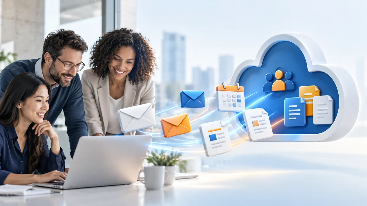 Illustration: Email and collaboration migration