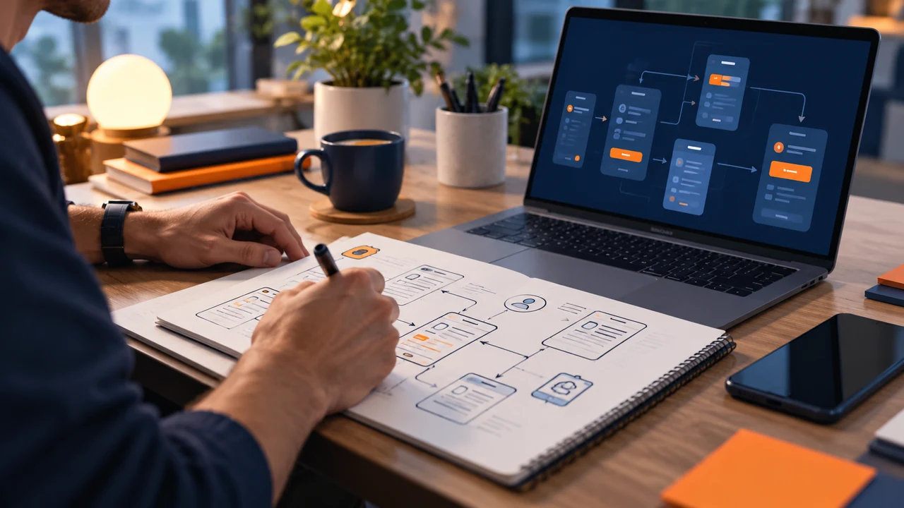 Illustration: Custom application development